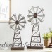 Laurel Foundry Modern Farmhouse Gobert Windmill 2 Piece Sculpture Set LFMF2624